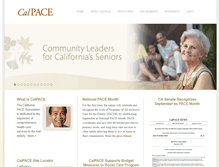 Tablet Screenshot of calpace.org